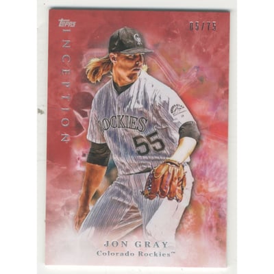 2017 Topps Inception Red #78 Jon Gray