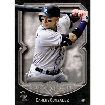 2017 Topps Museum Collection 5x7 #49 Carlos Gonzalez