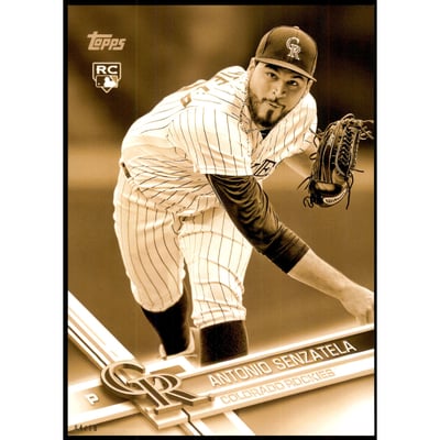 2017 Topps Update 5x7 Clear Gold #US127 Antonio Senzatela