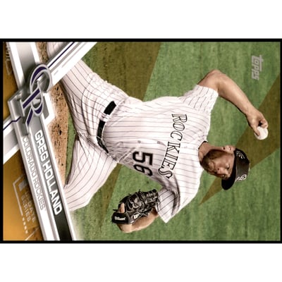 2017 Topps Update 5x7 Gold #US218 Greg Holland
