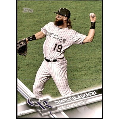 2017 Topps Update 5x7 #US144 Charlie Blackmon