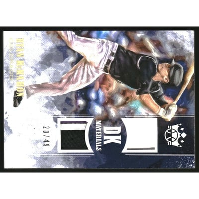 2018 Diamond Kings DK Materials Holo Gold #15 Ryan McMahon/49