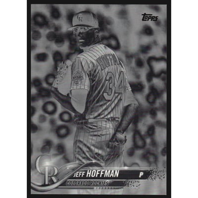 2018 Topps Black and White Negative #356 Jeff Hoffman