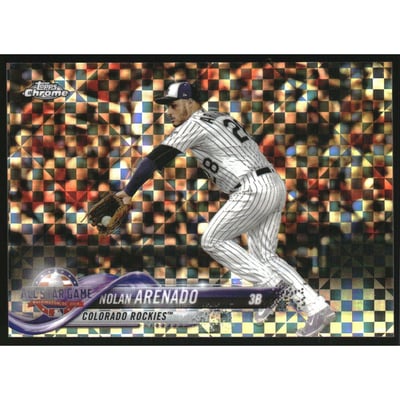 2018 Topps Chrome Update X-fractors #HMT65 Nolan Arenado