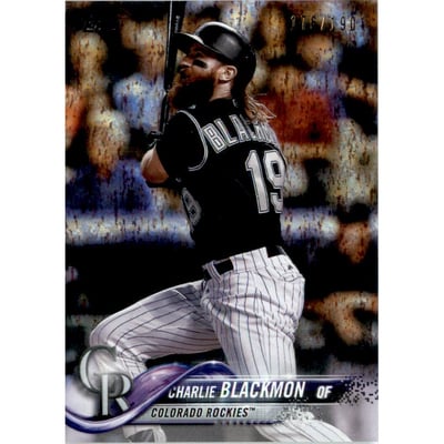 2018 Topps Factory Set Foilboard #431 Charlie Blackmon