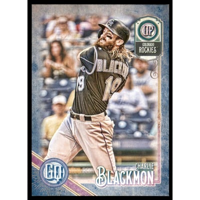 2018 Topps Gypsy Queen Indigo #287 Charlie Blackmon
