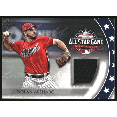 2018 Topps Update All Star Stitches #ASTNA Nolan Arenado