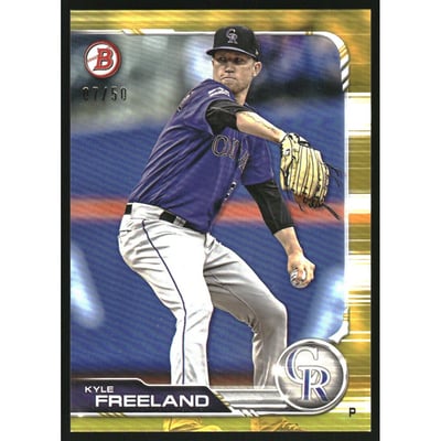 2019 Bowman Gold #5 Kyle Freeland