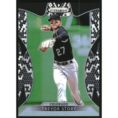 2019 Panini Prizm Prizms Snake Skin #113 Trevor Story