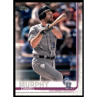 2019 Topps Advanced Stats #499 Daniel Murphy