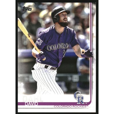 2019 Topps Advanced Stats #601 David Dahl