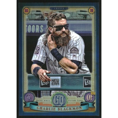 2019 Topps Gypsy Queen Chrome Box Toppers Indigo Refractors #11 Charlie Blackmon