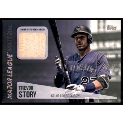 2019 Topps Major League Materials #MLMTS Trevor Story S2