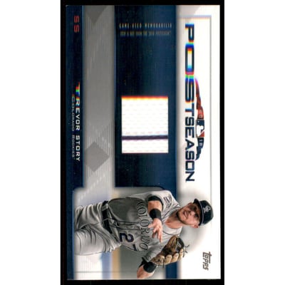 2019 Topps Postseason Performance Relics #PPRTS Trevor Story