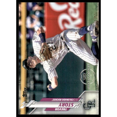 2020 Topps Factory Set 582 Montgomery Club #637 Trevor Story