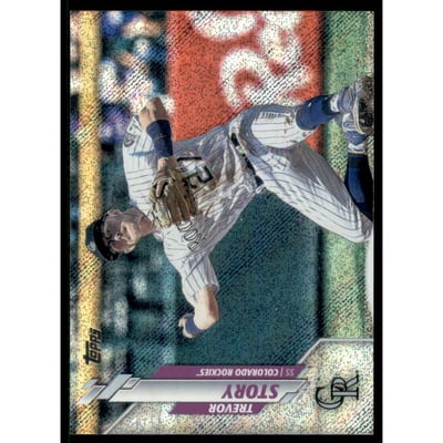 2020 Topps Factory Set Walmart Foilboard #637 Trevor Story