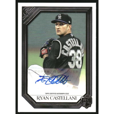 2021 Topps Gallery Rookie Autographs #RARC Ryan Castellani