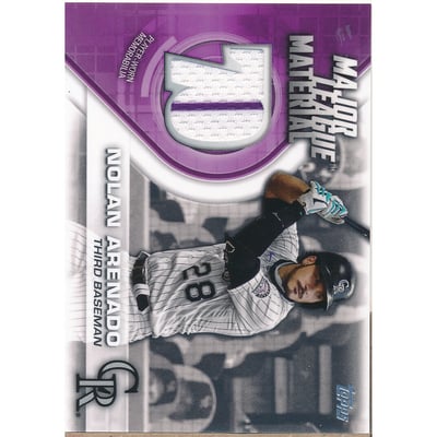 2021 Topps Major League Material Relics #MLMNA Nolan Arenado