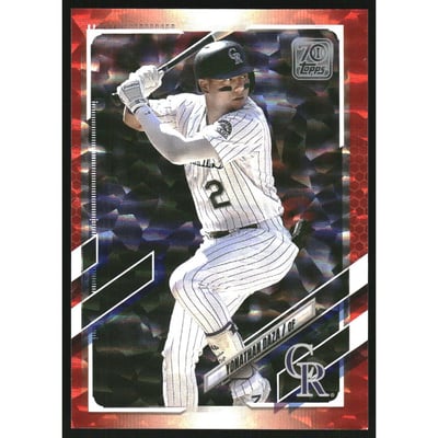 2021 Topps Red Foil #33 Yonathan Daza