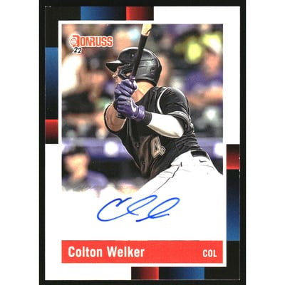 2022 Donruss Retro '88 Signatures #29 Colton Welker