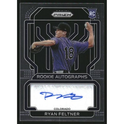 2022 Panini Prizm Rookie Autographs #68 Ryan Feltner