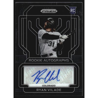 2022 Panini Prizm Rookie Autographs #9 Ryan Vilade