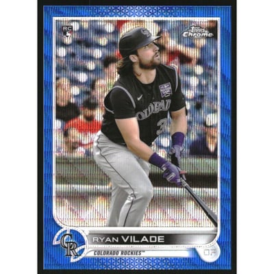 2022 Topps Chrome Blue Wave Refractors #85 Ryan Vilade