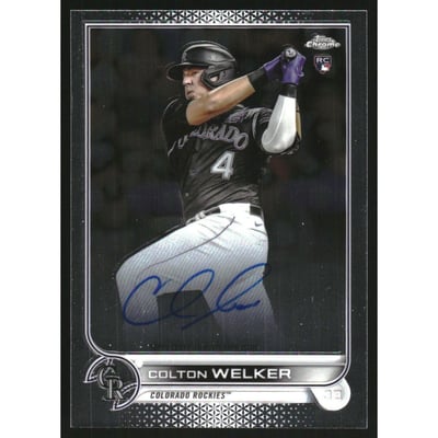 2022 Topps Chrome Rookie Autographs #RACWE Colton Welker