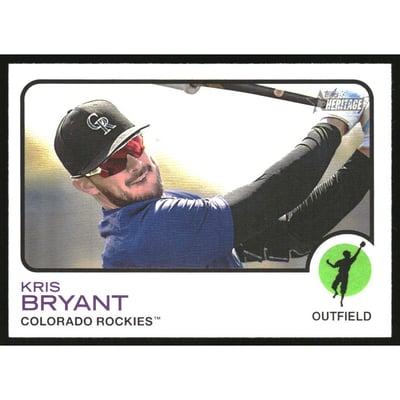 2022 Topps Heritage Image Variations #600 Kris Bryant