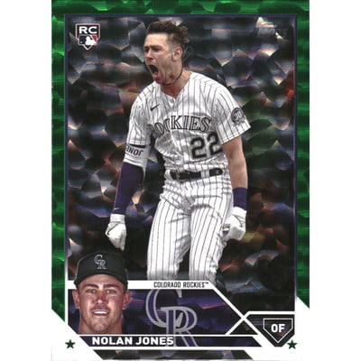 2023 Topps Update Green Foilboard #US85 Nolan Jones