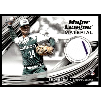 2023 Topps Update Major League Material #MLMET Ezequiel Tovar