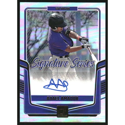 2024 Donruss Signature Series #33 Adael Amador