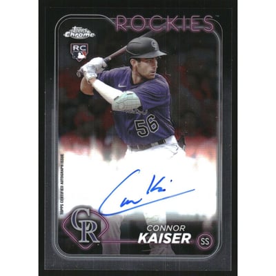 2024 Topps Chrome Rookie Autographs #RACK Connor Kaiser