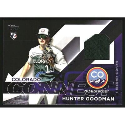 2024 Topps City Connection Swatch Collection #CC2HG Hunter Goodman S2