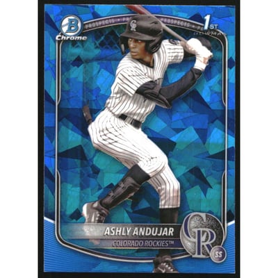 2025 Bowman Chrome Sapphire Prospects #BCP20 Ashly Andujar