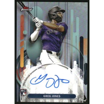 2025 Finest Autographs Refractors #FAGJO Greg Jones