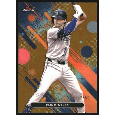 2025 Finest Gold Refractors #38 Ryan McMahon