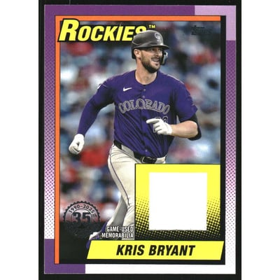 2025 Topps '90 Topps Relics #T90RKB Kris Bryant