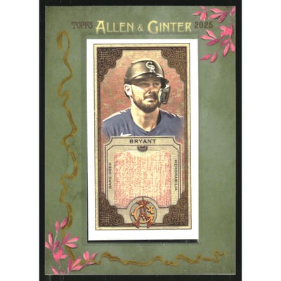 2025 Topps Allen and Ginter Mini Framed Relics #MFRKB Kris Bryant
