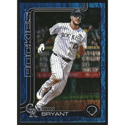 2025 Topps Blue Holo Foil #405 Kris Bryant