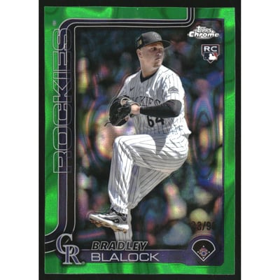 2025 Topps Chrome Green Lava Refractors #289 Bradley Blalock