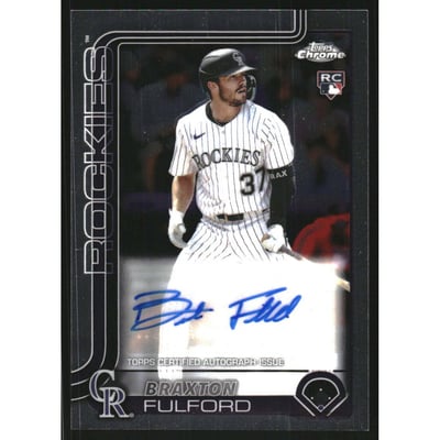 2025 Topps Chrome Update Autographs #ACBF Braxton Fulford