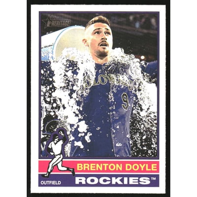 2025 Topps Heritage Image Variations #175 Brenton Doyle