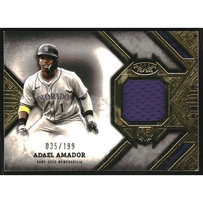 2025 Topps Tier One Rookie Relics #RRAA Adael Amador