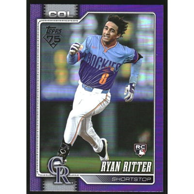 2026 Topps Purple Rainbow Foil #18 Ryan Ritter