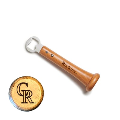 Colorado Rockies Baseball BBQ Pickoff Bottle Opener