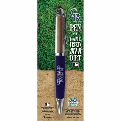 Colorado Rockies Fanatics Authentic Executive Pen with Game-Used Dirt