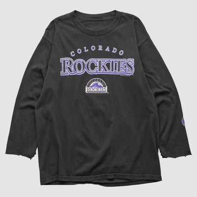 Colorado Rockies Genuine Merchandise 2007 Long Sleeve T-shirt - Black - S by Fanatics Real Vintage