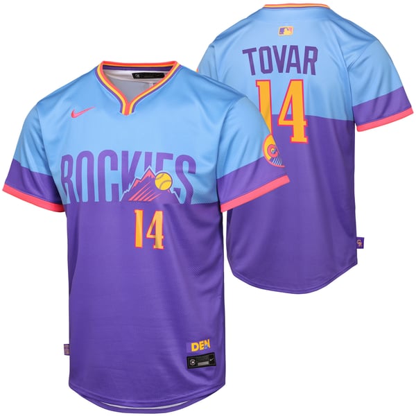 Maillot Colorado Rockies Années 90 - Violet, Taille 2XL Homme | Vintage MLB, Majestic