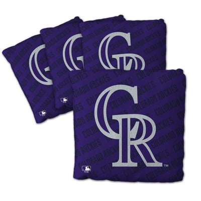 Colorado Rockies Fanpoint Four-Piece Cornhole Bag Set